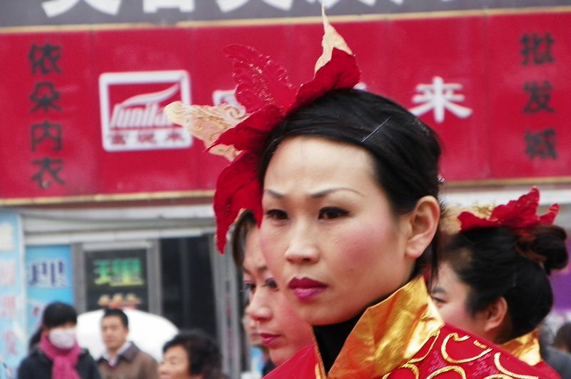 社火中人像