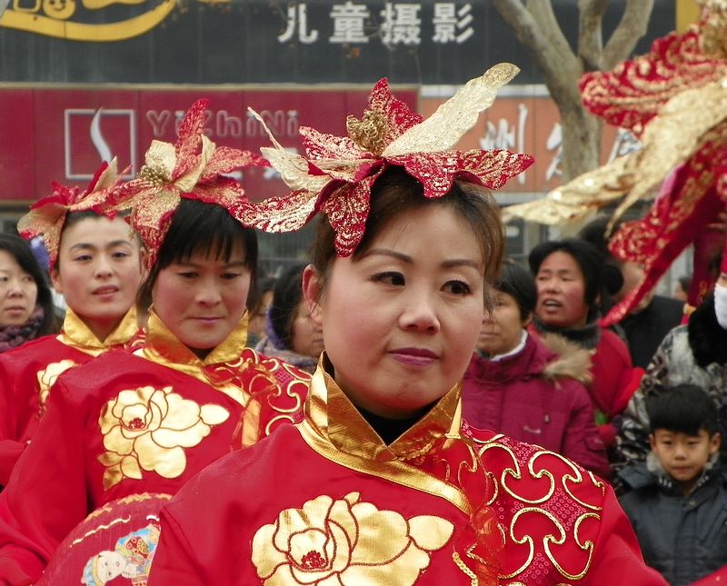 社火中人像