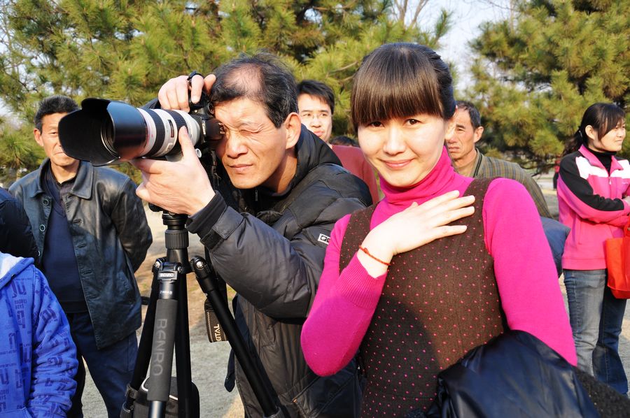 戚城公园拍女模特花絮