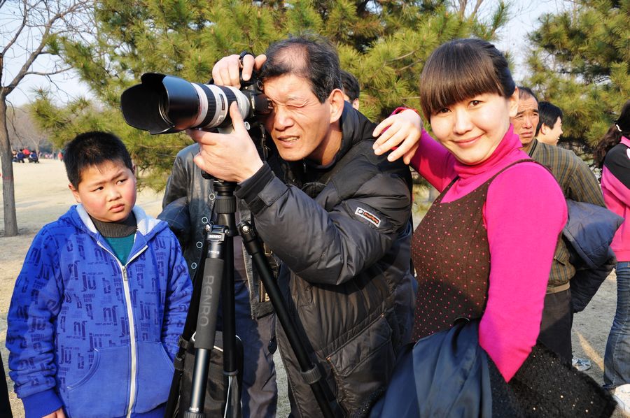 戚城公园拍女模特花絮