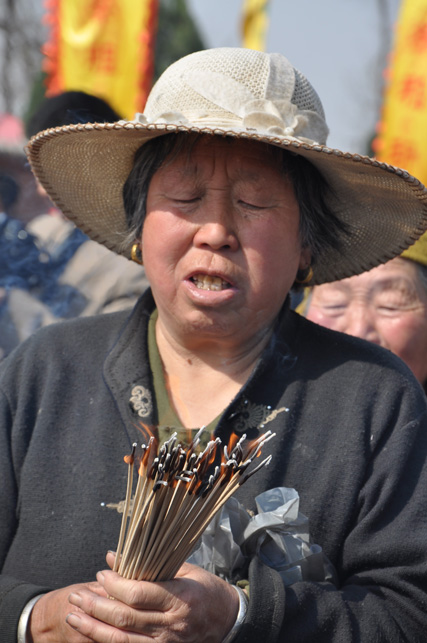 内黄二帝陵抓拍人像