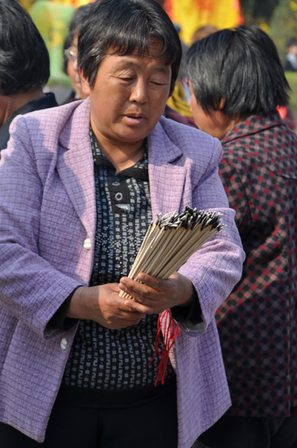 内黄二帝陵抓拍人像