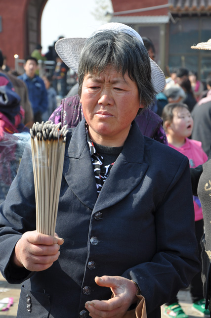 内黄二帝陵抓拍人像