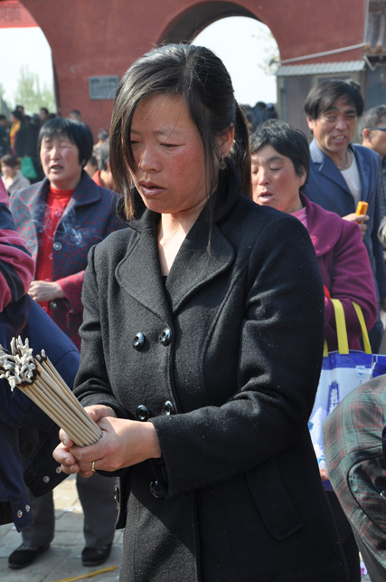 内黄二帝陵抓拍人像