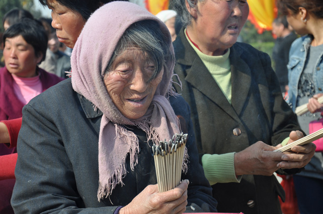 内黄二帝陵抓拍人像