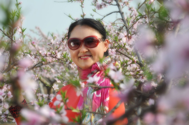 大兴寺豆公桃林的美姐靓妹