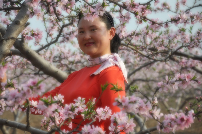 大兴寺豆公桃林的美姐靓妹
