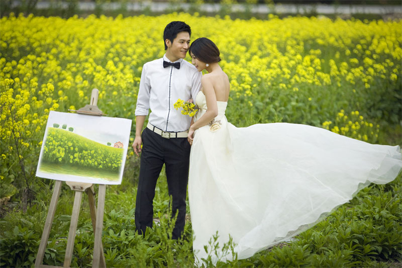 濮阳巴黎婚纱摄影最新外景照