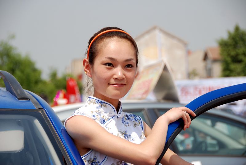 香车美女