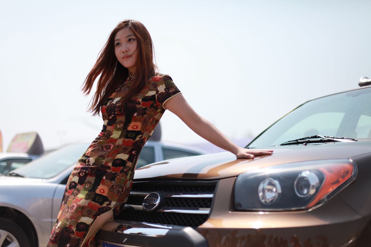 香车美女