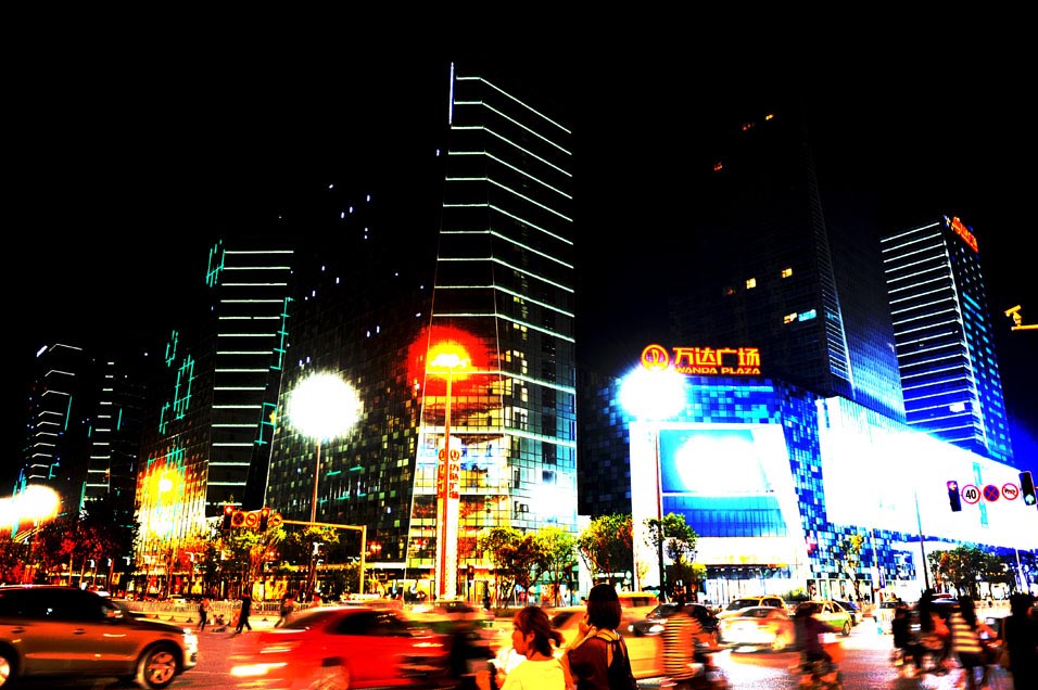 廊坊夜色