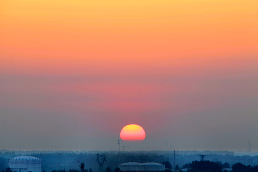 日落西山