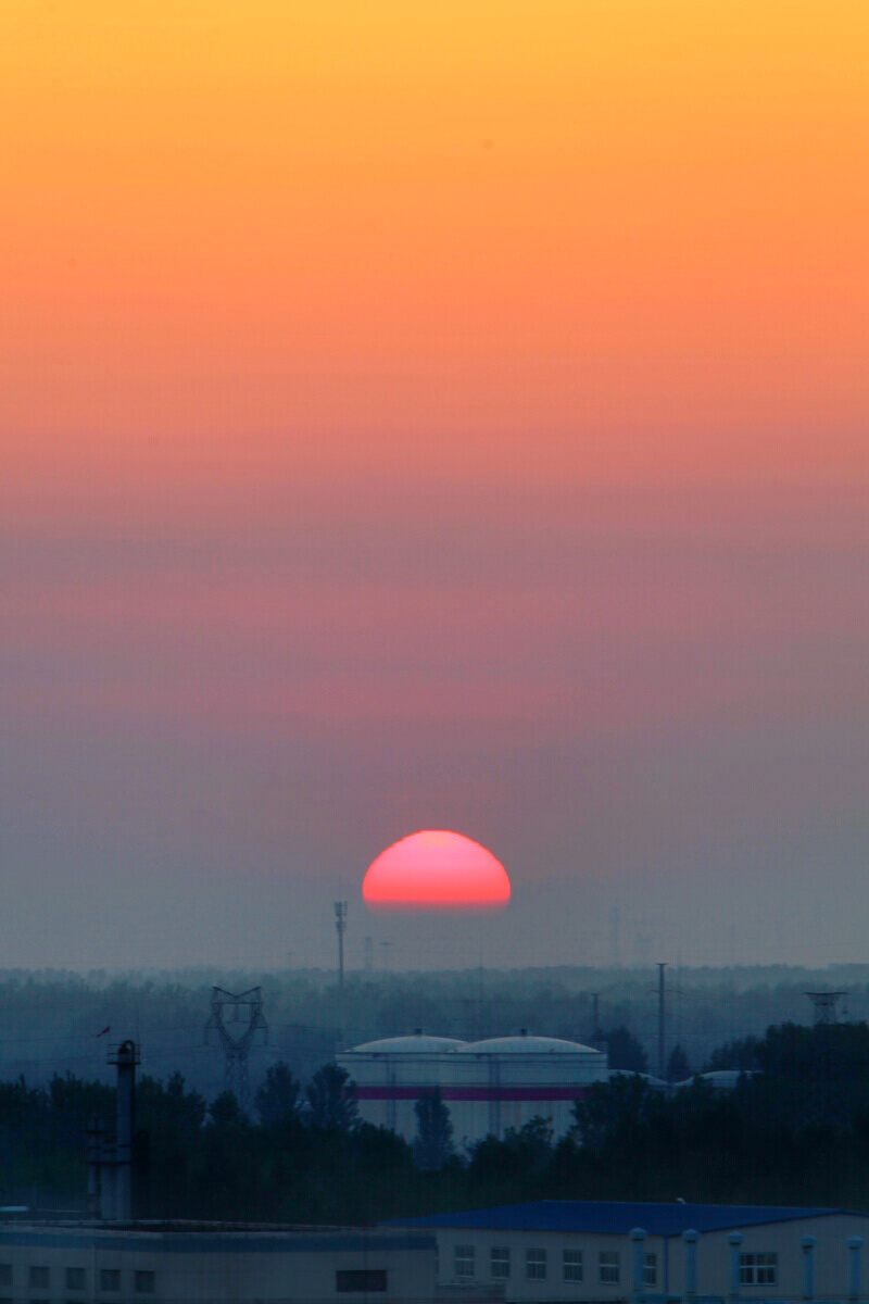 日落西山