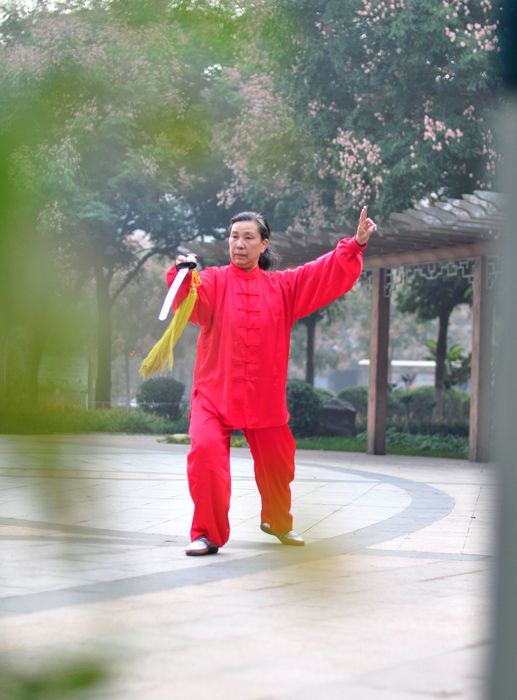“俏夕阳”