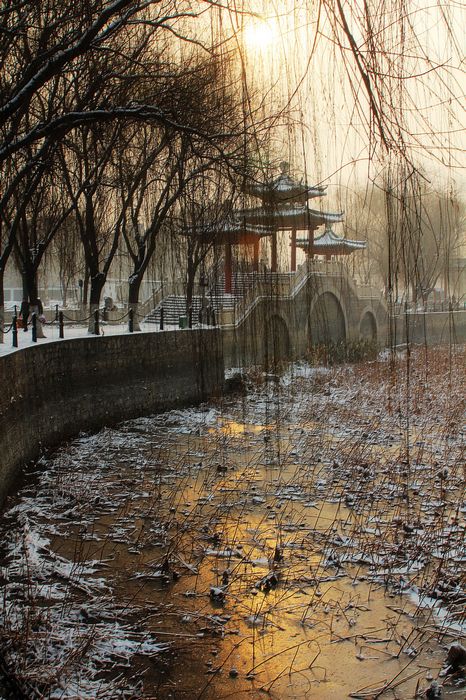 雪后晨光