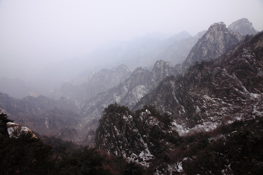 冬游尧山随拍