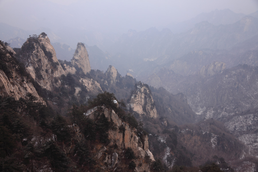 冬游尧山随拍