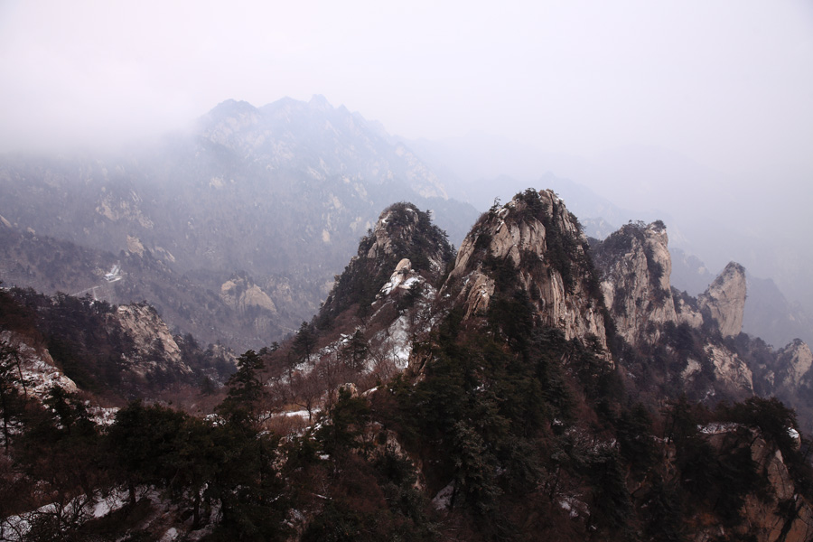 冬游尧山随拍