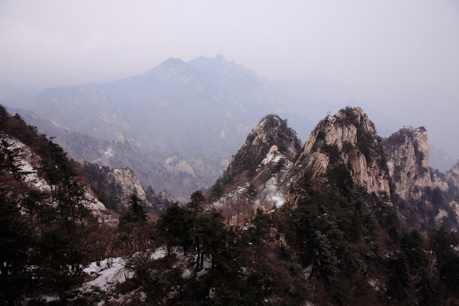 冬游尧山随拍