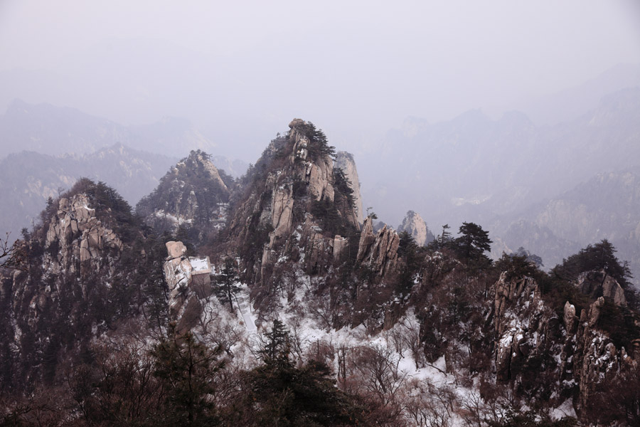 冬游尧山随拍