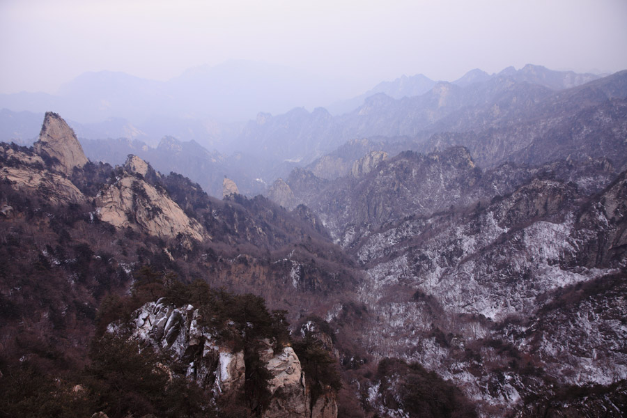 冬游尧山随拍
