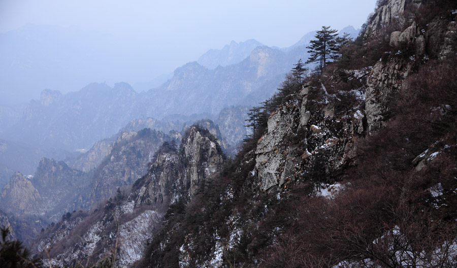 冬游尧山随拍