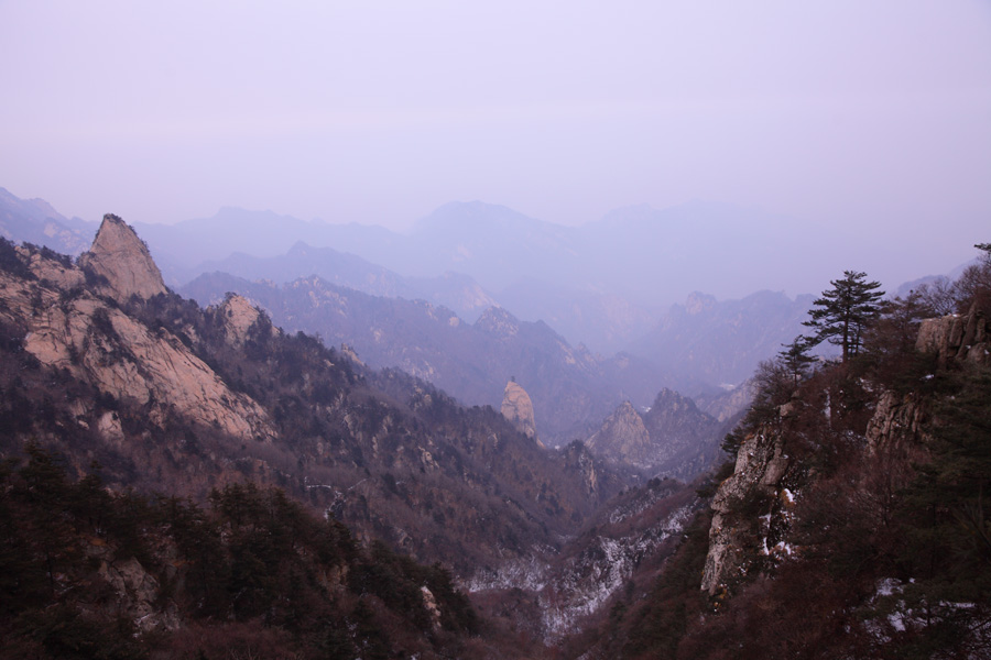 冬游尧山随拍