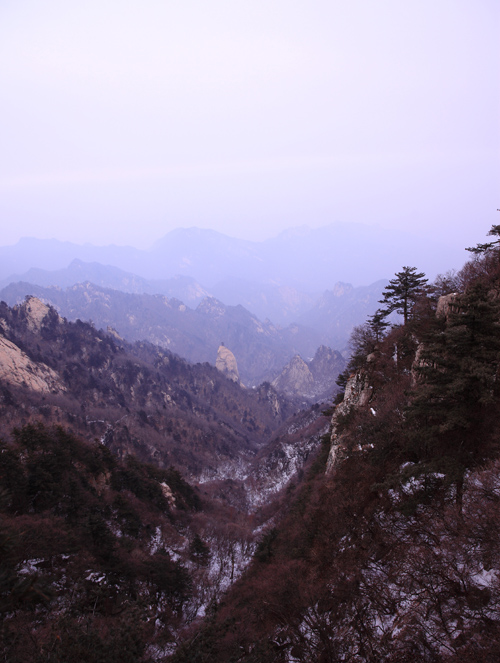 冬游尧山随拍
