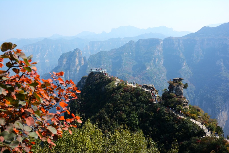 秋染通天峡