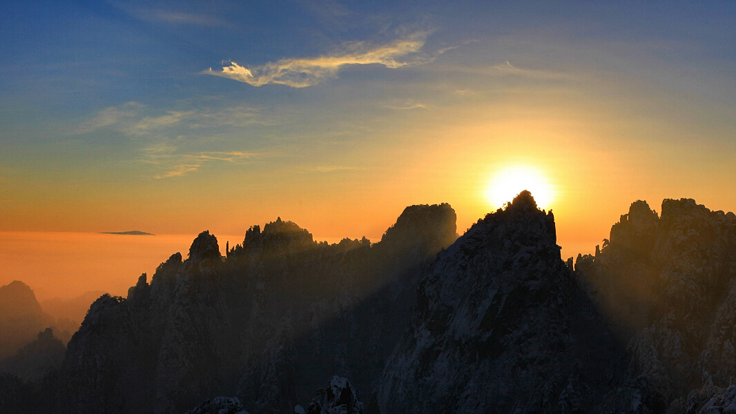 黄山云霞