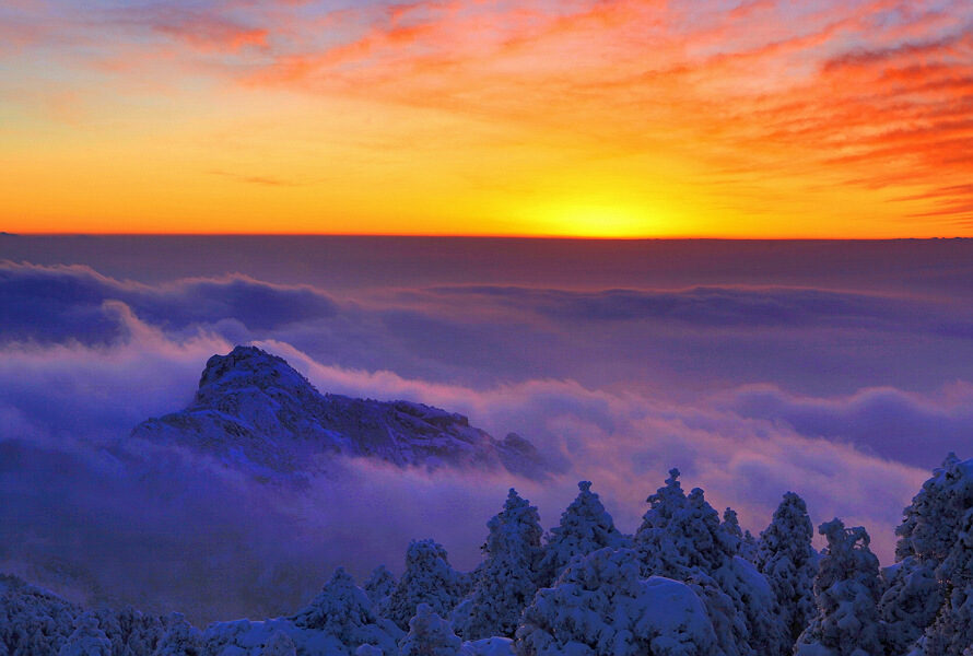 黄山云霞