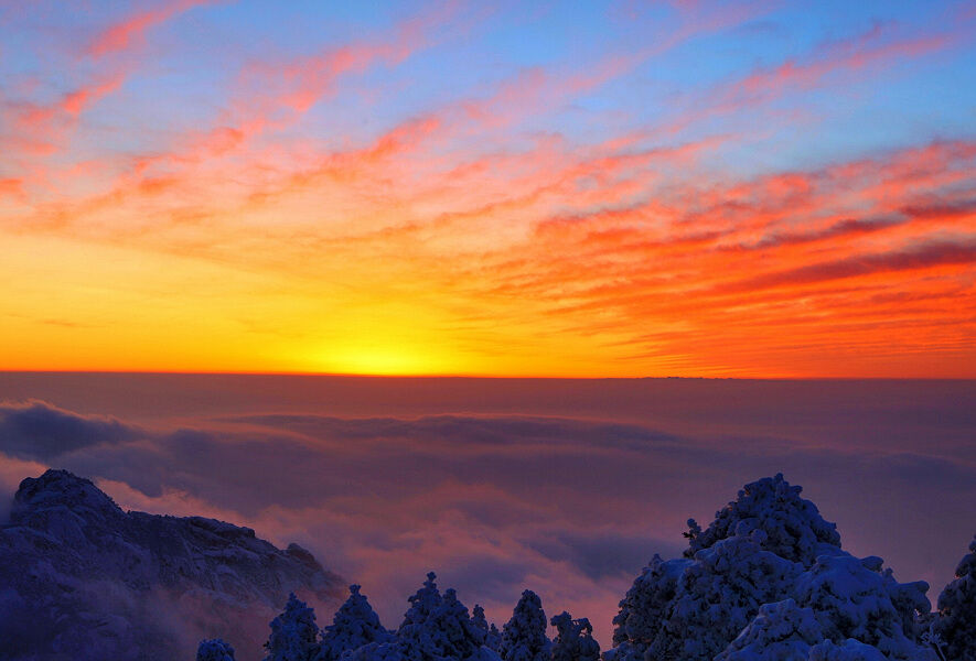 黄山云霞
