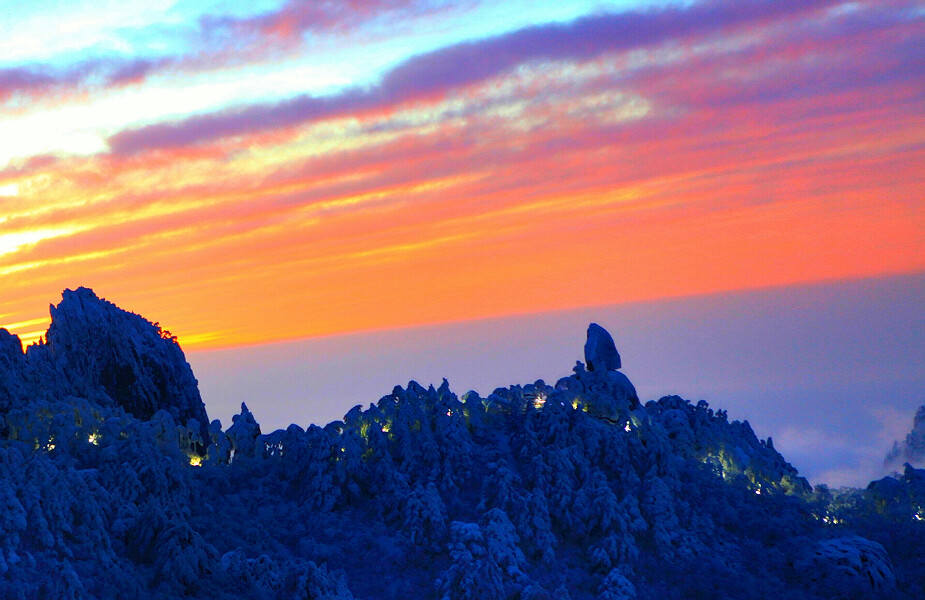 黄山云霞