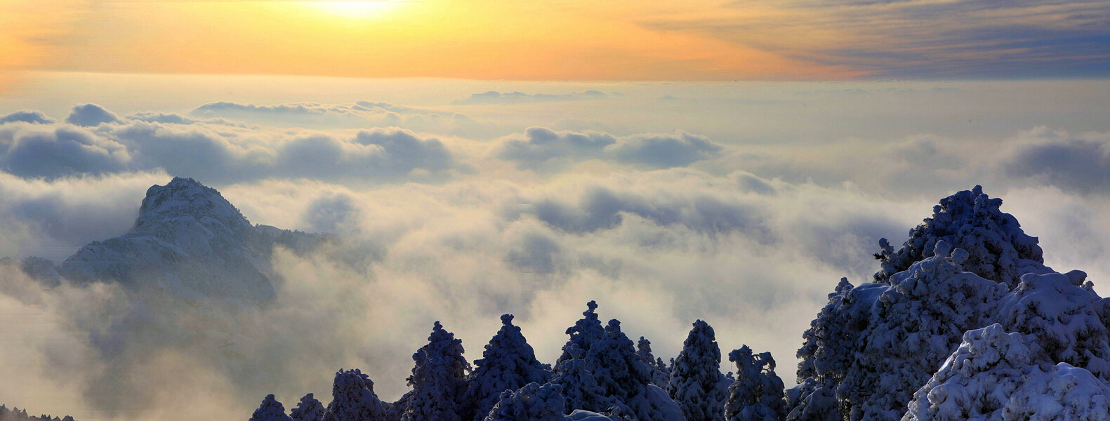 雪后黄山