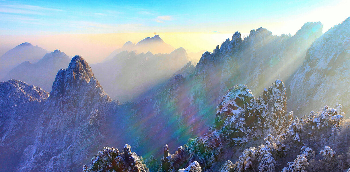 雪后黄山