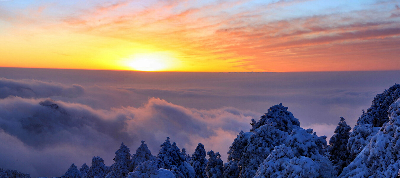 雪后黄山
