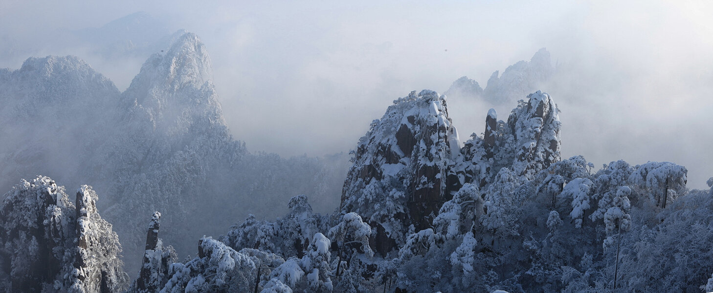 雪后黄山
