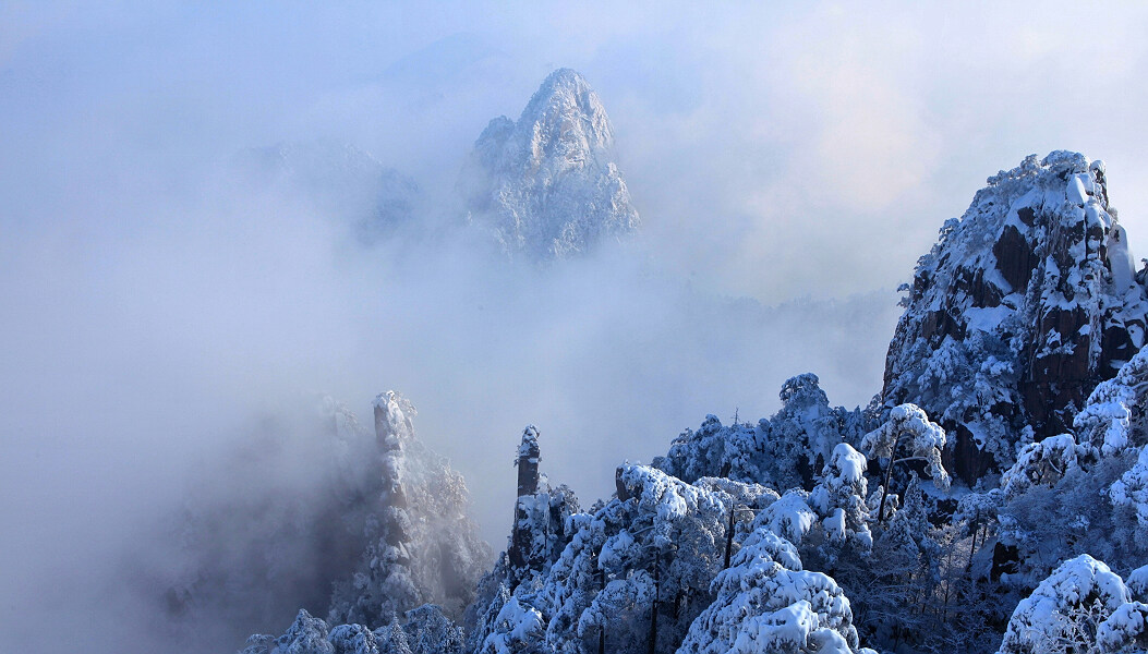 雪后黄山