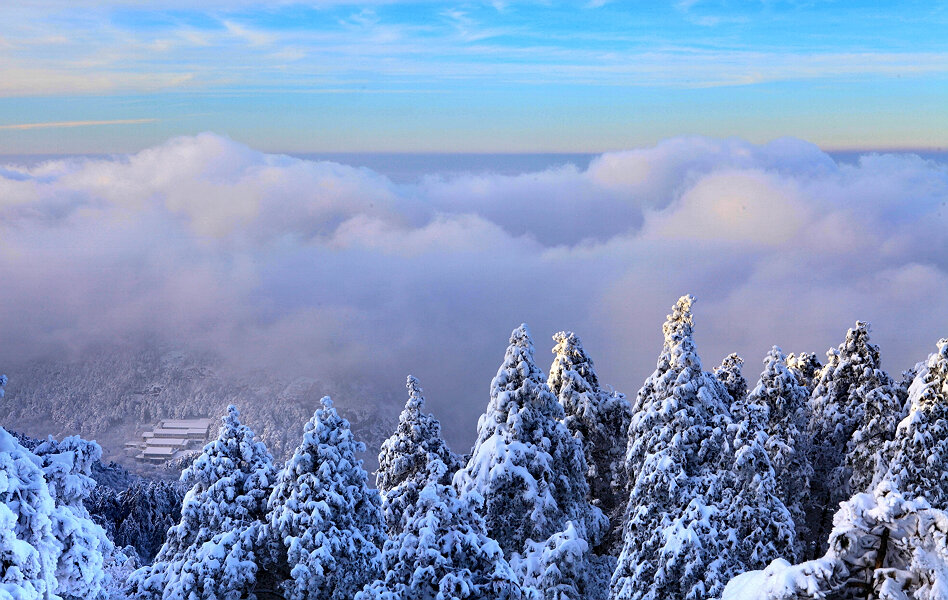 雪后黄山