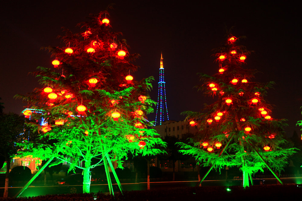 龙都春节夜景