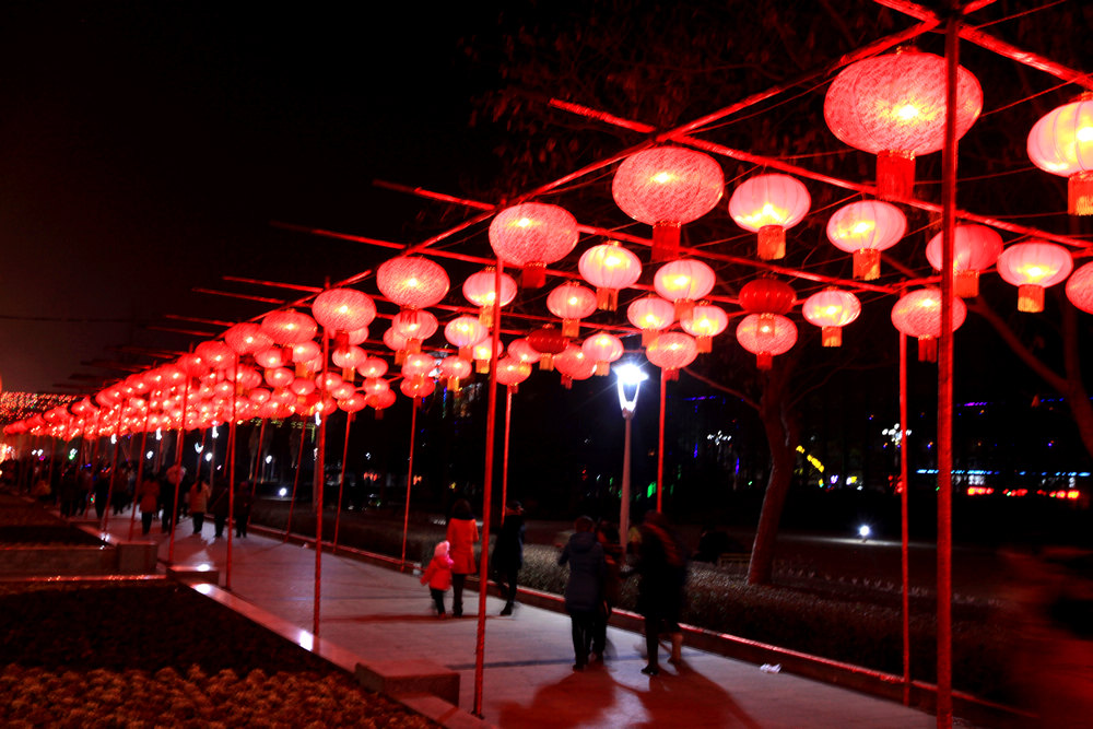 龙都春节夜景