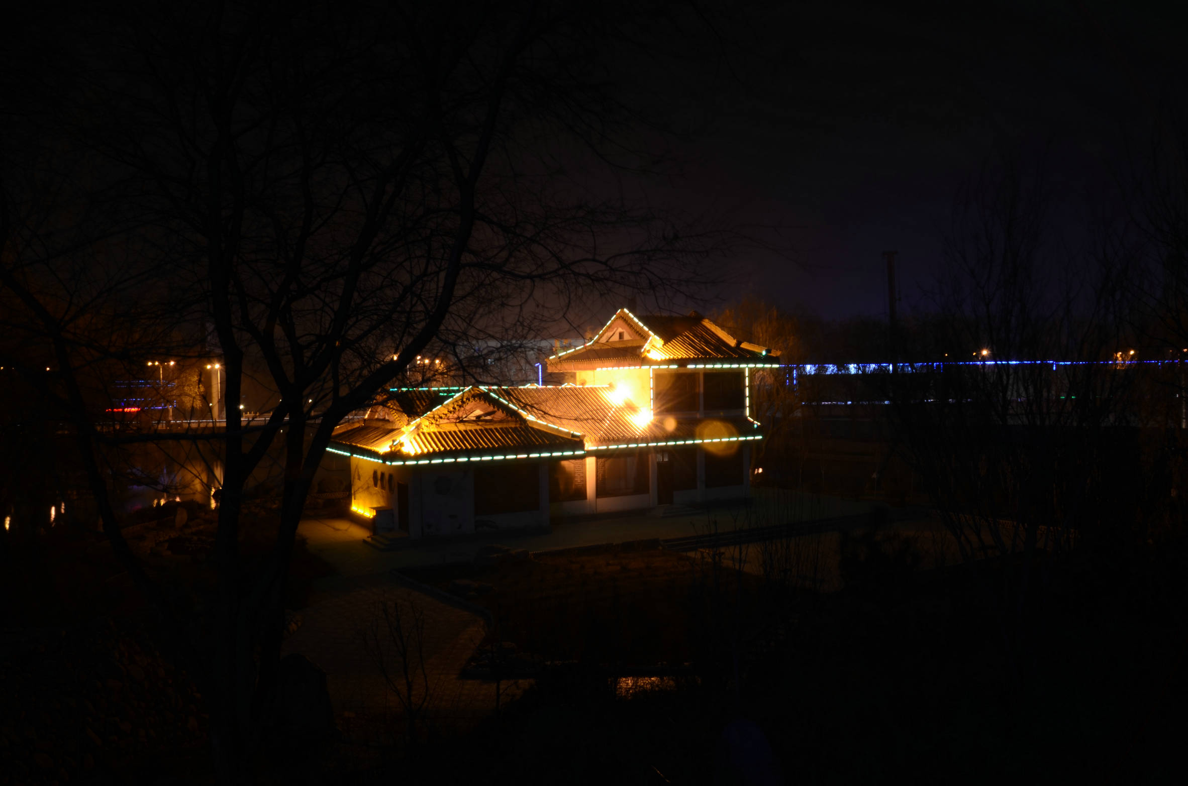 学拍几片夜景