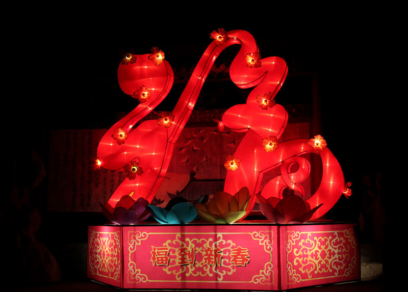 开封庙会之龙亭花灯