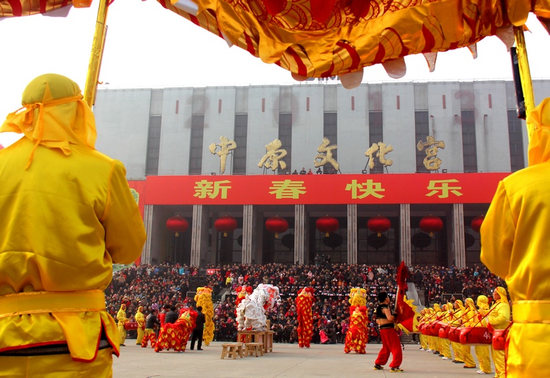 又是一年的社火表演