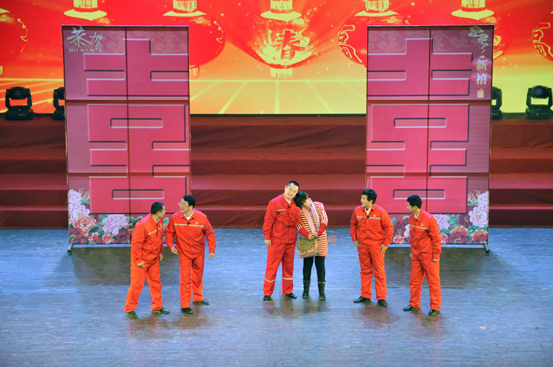 2013年油田春晚（二楼机位拍摄）