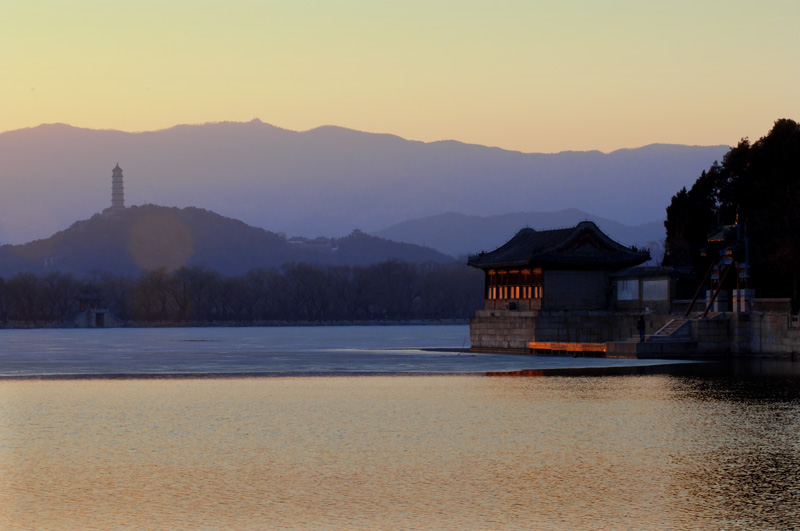 夕照颐和园