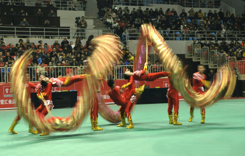 濮阳。全国舞龙、舞狮擂台赛