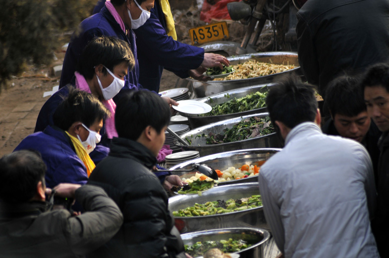 瑕丘古庙会与其大锅饭