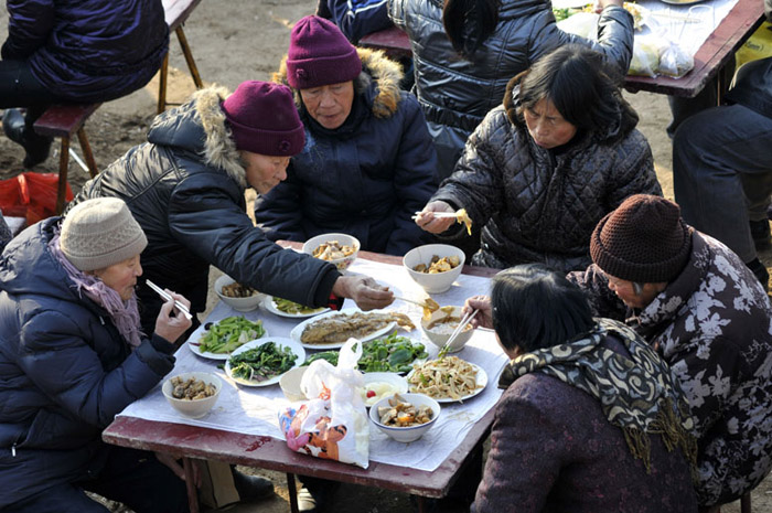 瑕丘古庙会与其大锅饭