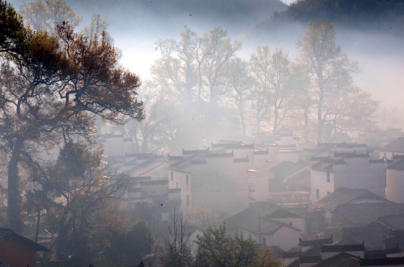 石城村的早晨